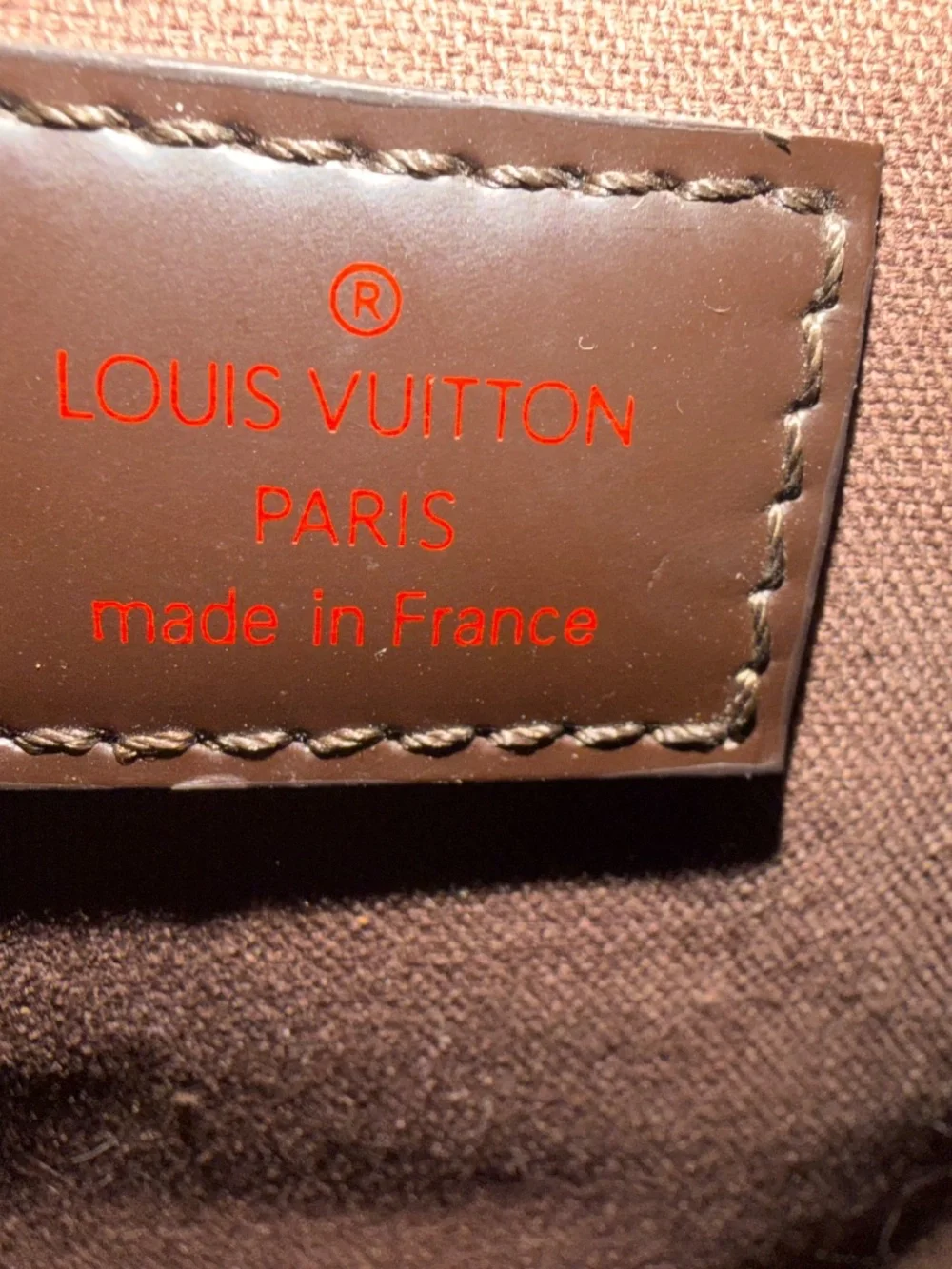 Louis Vuitton Damier Ebene Sabana laptop bag